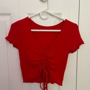 Small never worn red top